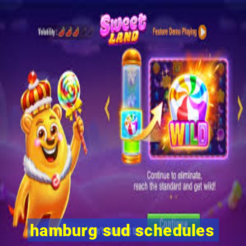 hamburg sud schedules